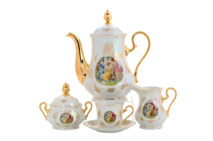 Сервиз кофейный 15предм. чаш. 0,15л арт.03160714-0676