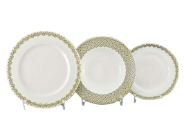Набор тарелок Сабина 18 предметов.Чехия (19+23+25см) 02160129-2328