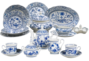 Чайно-столовый сервиз "Луковый рисунок" серия Мэри-Энн арт.03162000-0055