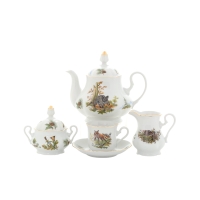 Чайный сервиз Охота Мэри-Энн 15 предметов Чехия 03160725-0363