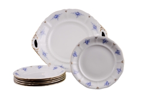 Сервиз для торта Соната 7 предм. с тар. десертн.17см 07161017-0009